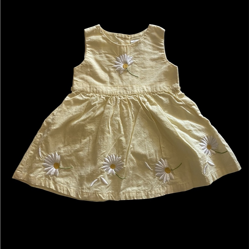 Y2K Koala Kids Light Yellow Floral Dress